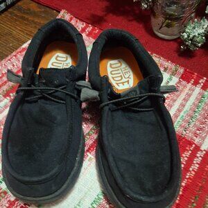 Mens Black HeyDudes Size 7
